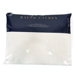 Ralph Lauren Home Bedding Park Row Hayden King Duvet Cover Cream 108x96